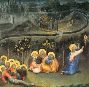 Christus im Garten Gethsemane Giovanni di Paolo de Giovanni di Paolo
